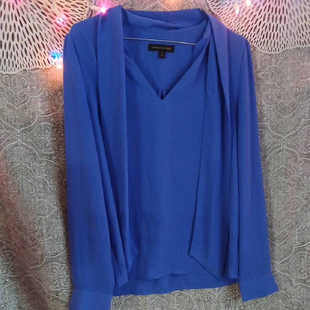 Banana Republic Blue Relaxed Blouse
